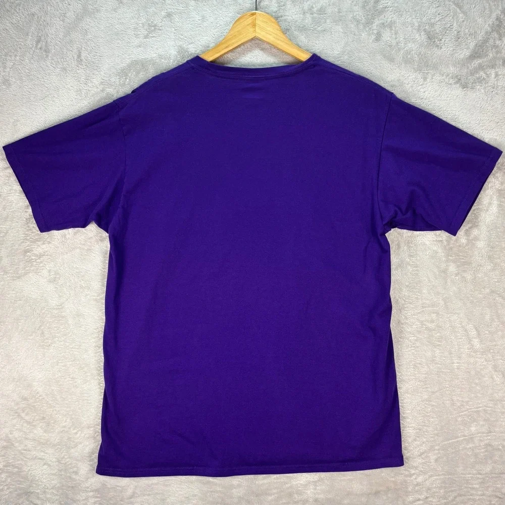 Star‎ Wars Greedo Shot First Purple Graphic T-Shirt Men's Sz L Retro Style